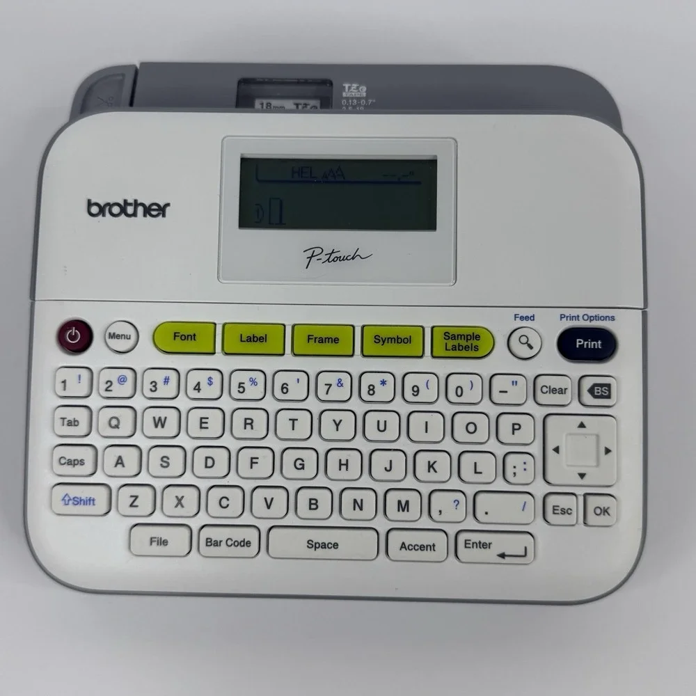 Brother touch label